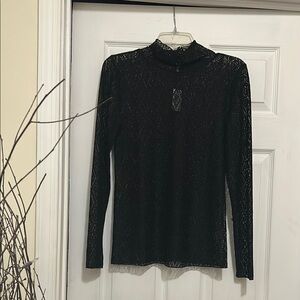 Sheer Black Top, Maurices NWT 🖤